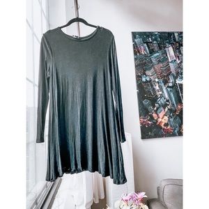 Long sleeve t-shirt dress